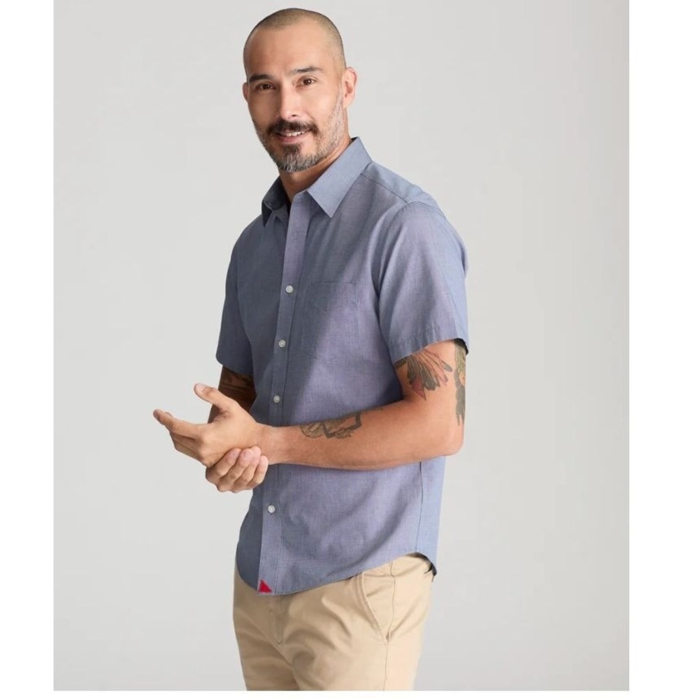 UNTUCKit‎ Wrinkle-Free Short-Sleeve Petrus Shirt Size XXXL